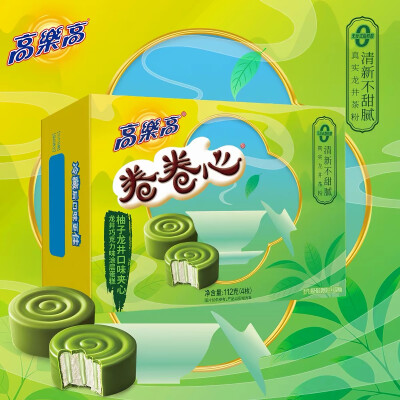 高乐高 桂花豆乳/柚子龙井卷卷心