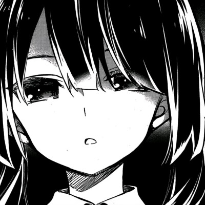黑白漫画/女生头像