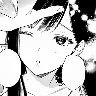 黑白漫画/女生头像