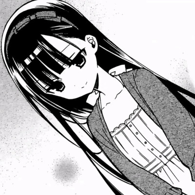 黑白漫画/女生头像