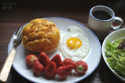 一个人的早饭 - 早饭就是我起床的动力！任何食材都可以。