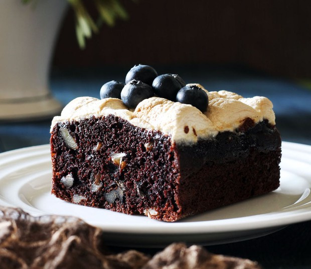 低脂版——棉花糖布朗尼 - 一看到低脂,就有想做的冲动.