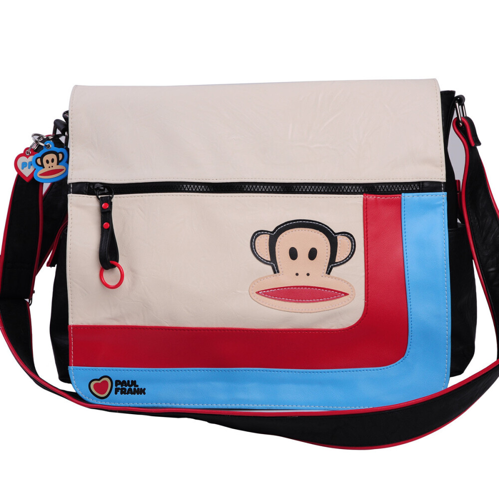 Paul Frank 大嘴猴红白蓝三色头像翻盖式斜挎包 ￥639.00 <a class='shortlnk' href='/s/07b9e5285' target='_blank' title='http://item.tmall.com/item.htm?id=9801145278&amp;frm='>http://duitang.com/s/07b9e5285</a>