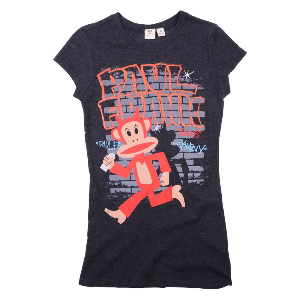 Paul Frank 恶魔涂鸦印花圆领短袖T恤 ￥289 <a class='shortlnk' href='/s/17724d1d4' target='_blank' title='http://item.tmall.com/item.htm?id=9801014634&amp;frm='>http://duitang.com/s/17724d1d4</a>