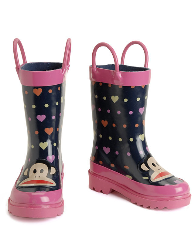 大嘴猴粉红色雨鞋 <a class='shortlnk' href='/s/15676174' target='_blank' title='http://shop.paulfrank.com/Girls_Rainboot/pd/c/311/np/311/p/4928.html'>http://duitang.com/s/15676174</a>