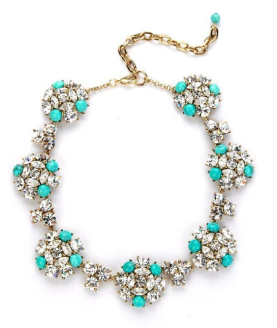 可爱的球状<a class='shortlnk' href='/s/0222f7677' target='_blank' title='http://www.charmandchain.com/products/turquoise-and-crystal-florette-necklace'>http://duitang.com/s/0222f7677</a>