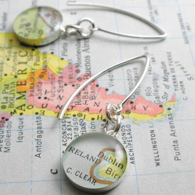 现代复古耳环地图<a class='shortlnk' href='/s/16a316252' target='_blank' title='http://supermarkethq.com/product/modern-vintage-map-earrings-made-to-order'>http://duitang.com/s/16a316252</a>