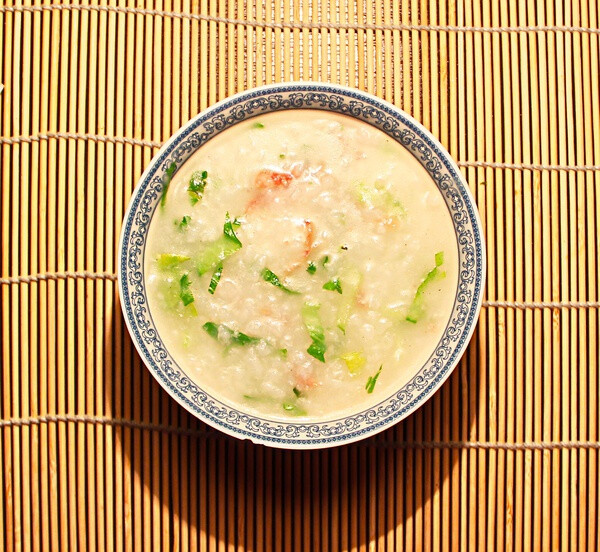 蟹肉青菜粥Crab Meat Congee