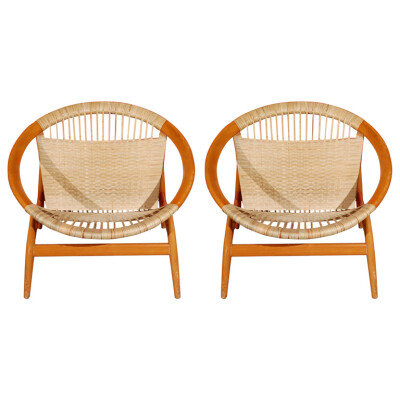 JF CHEN - Illum Wikkelso - Pair of &#39;Ringstol&#39; Chairs by Illum Wikkelso Pair of &#39;Ringstol&#39; Chairs by Illum Wikkelso <a class='shortlnk' href='/s/1573c4541' target='_blank' title='http:/…