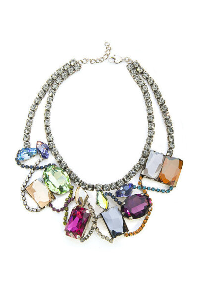 大块彩色水晶项链<a class='shortlnk' href='/s/0490821ee' target='_blank' title='http://www.charmandchain.com/products/multicolor-web-necklace'>http://duitang.com/s/0490821ee</a>