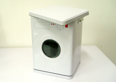 洁白纯色 洗衣机 手提锌铁盒铁罐 。