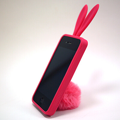  立体兔子iphone 4 ，我爱兔纸兔纸！！！