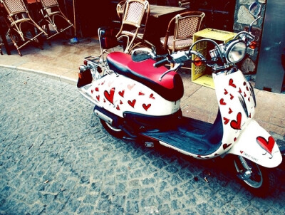 我想要辆Vespa.....