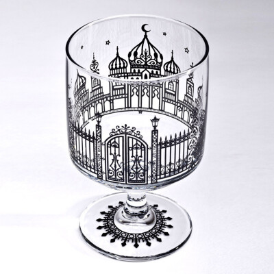 byears原创玻璃杯—白夜·城（黑色城堡神秘款），留一份神秘在心间。