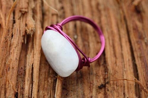 Hot Pink and Snow Quartz Ring by seearteachday on Sense of Fashion Hot Pink and Snow Quartz Ring by seearteachday