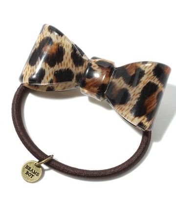BEAMS - 豹纹蝴蝶结手环 -- 有没有很好看呢？