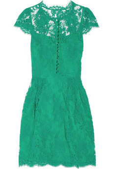 Issa | Cap-sleeve lace dress | NET-A-PORTER.COM Issa