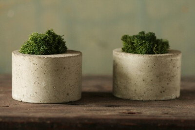 Etsy的混凝土容器上的atstuart铎 Concrete . Vessel . Duo