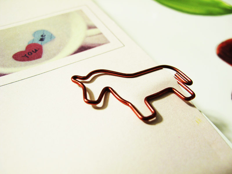 动物也疯狂神马图案的回形针