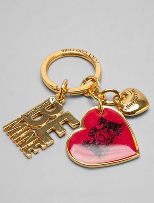 Juicy Couture Valentines女士钥匙扣钱包