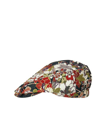 FLORAL PRINT CAP 帽子太好看了，花纹像是画上去的一样