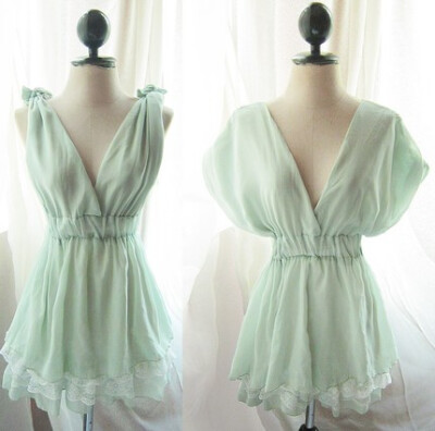 漂亮！！！Romantic Pale Chantilly Pistachio Green Morning by RiverOfRomansk - wanelo