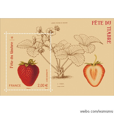 草莓味的邮票~~