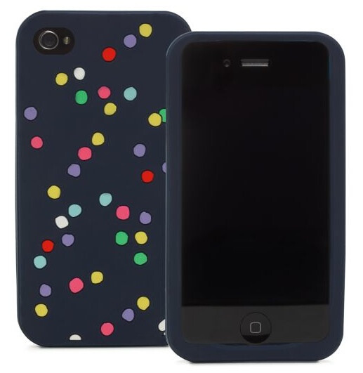 Kate Spade iPhone 4纽约黑色彩点手机外壳