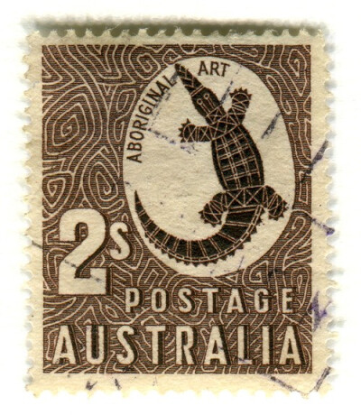 澳大利亚的邮票 鳄鱼