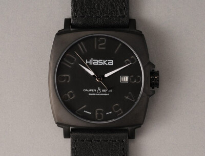 Hlaska Watch Black Out - 精致的黑色手表~