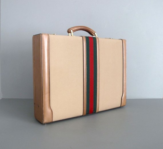 1970s vintage GUCCI briefcase 经典公文包，好看的~！