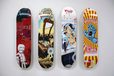 Skateboard Design Heaven 4款卡通滑板，你最喜欢哪个？