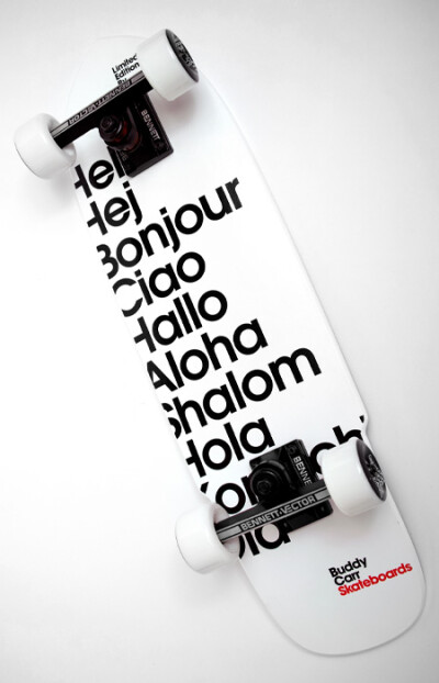 Hello: Limited Edition Skateboard Released | 黑白调色滑板，~体验乘风破浪的感觉~