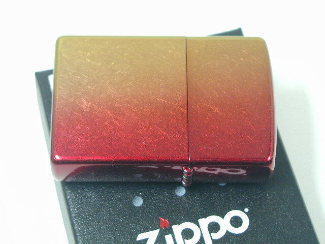 ZIPPO 风中女郎windy 红色黄色渐变