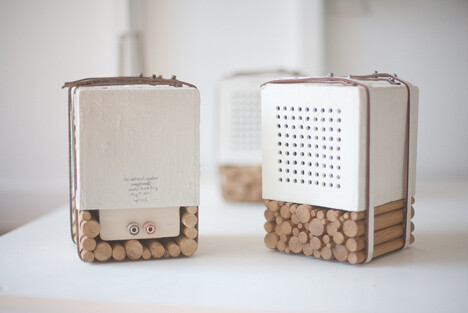 Dezeen » Blog Archive » Natural Speakers by Joon&amp;Jung Natural Speakers by Joon&amp;Jung 木制音响