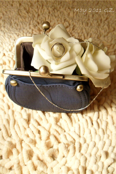 欧美复古精致女式金属搭扣小钱包小手包零钱包