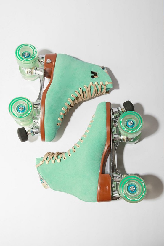 mint green! roller skates. $299