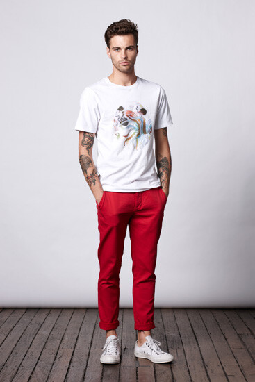 红色不是女人的专属~！男人同样可以穿的很彩色