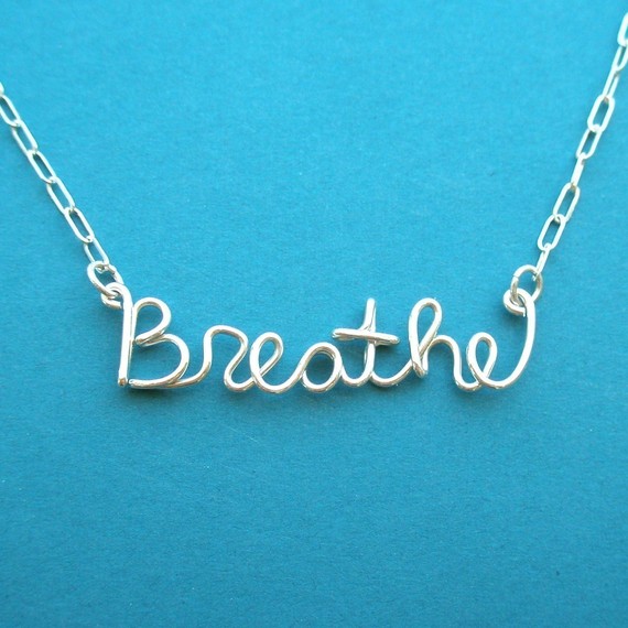 Breathe Necklace 会呼吸的项链~简约~