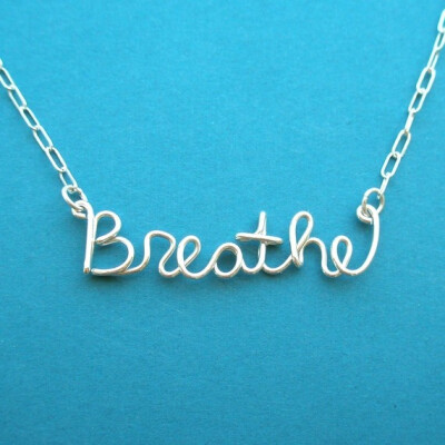 Breathe Necklace 会呼吸的项链~简约~