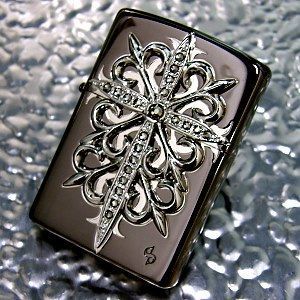 东京直送 日系ZIPPO SUPERIOR 施华洛世奇 超奢华十字架 2色可选