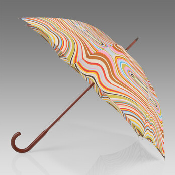 Paul Smith Swirl Walking Umbrella 花纹伞，这也太漂亮了吧~