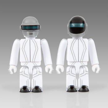 KUBRICK | TRON Legacy Daft Punk KUBRICK KUBRICK 白色的非常可爱的玩偶