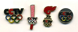 奥运cctv媒体徽章套组
