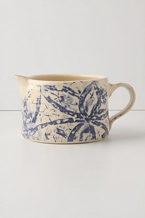 Inked Lace Custard Jug<a class='shortlnk' href='/s/114fff5969eea1bce' target='_blank' title='http://www.anthropologie.com/anthro/catalog/productdetail.jsp?id=974316&catId=HOME-SERVE&pushId=HOME-SERVE&popId=HOME&navAction=top&navCount=210&color=040&isProduct=true&fromCategoryPage=true&subCategoryId=HOME-SERVE-DRINK'>http://duitang.com/s/114fff5969eea1bce</a>