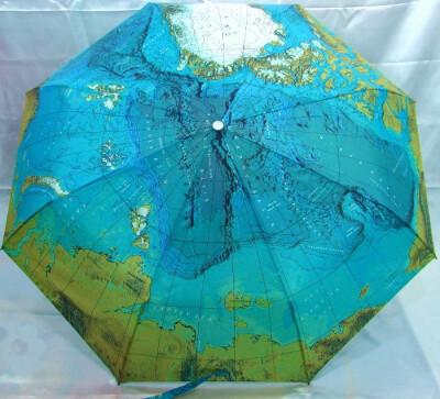 外贸伞 日本原单 三象地图自动伞 地球晴雨伞 世界地图三折伞