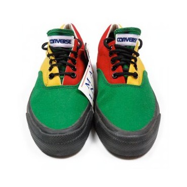 复古三原色运动鞋，收了~！Vintage Deadstock Converse Skid Grip: Red/Yellow/Green View item image 1