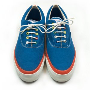 男士匡威最新的复古鞋，蓝色很美好~！Vintage Converse Jams: Blue w/ coloured details View item image 1