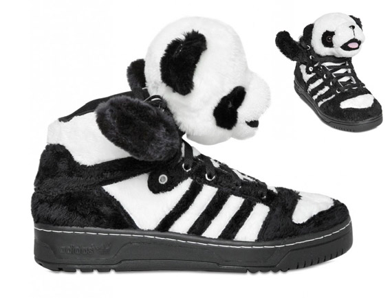 Jeremy Scott x adidas Originals Panda Sneaker @ Luisaviaroma | nitrolicious.com Jeremy Scott x adidas Originals Panda Sneaker 可爱