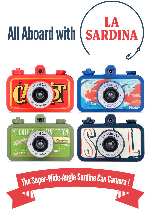 Lomography新款沙甸鱼罐头La Sardina 35mm相机 - 太可爱了吧~！